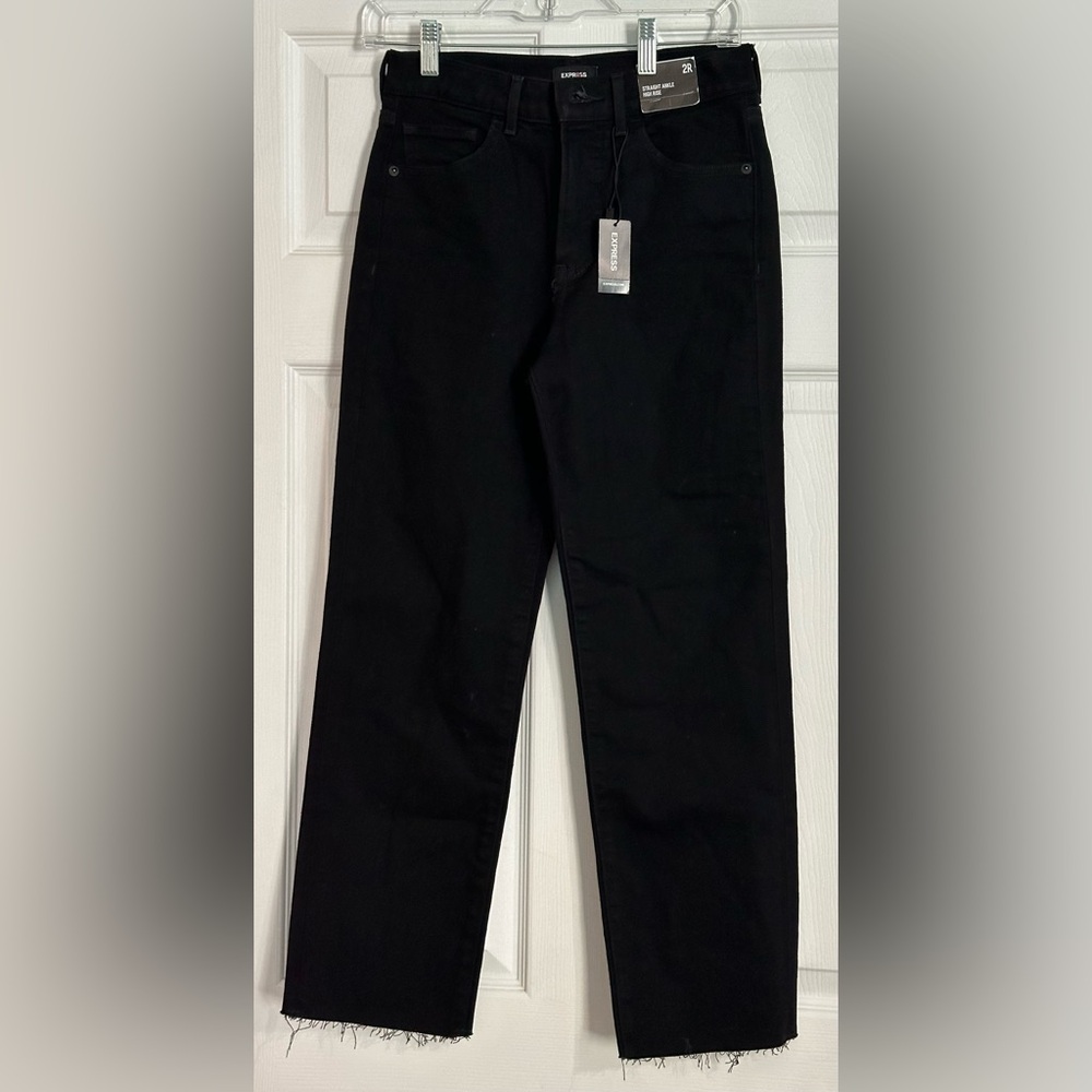 NWT Express Women's Straight Ankle‎ High Rise - Size 2R